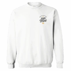 Yellowstone Beth Dutton State Of Mind Small Fleece Crewneck Sweatshirt -Yellowstone Store 100000 FR WHT MF cc37fff0 04dc 4b88 9cca bf2b380812e2