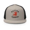 Yellowstone Dutton Forever Trucker Hat -Yellowstone Store 5 panel trucker cap silver black front 677c2e342daa3 silver black
