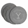 Yellowstone Authentic Etched Slate Coasters -Yellowstone Store AUTH YS 100205 MF