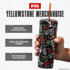 Dragon Glassware® X Yellowstone 1886 Tumbler -Yellowstone Store DGW YST 013