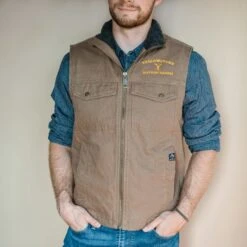 Yellowstone Dutton Ranch Logo Cloth Vest -Yellowstone Store FlannelFinals 008