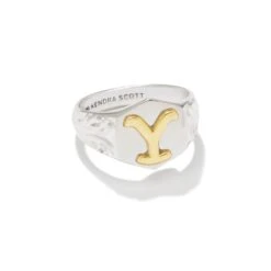 Yellow Rose By Kendra Scott X Yellowstone Beth Dutton Band Ring -Yellowstone Store KSCTT BBRSG 145 MF2