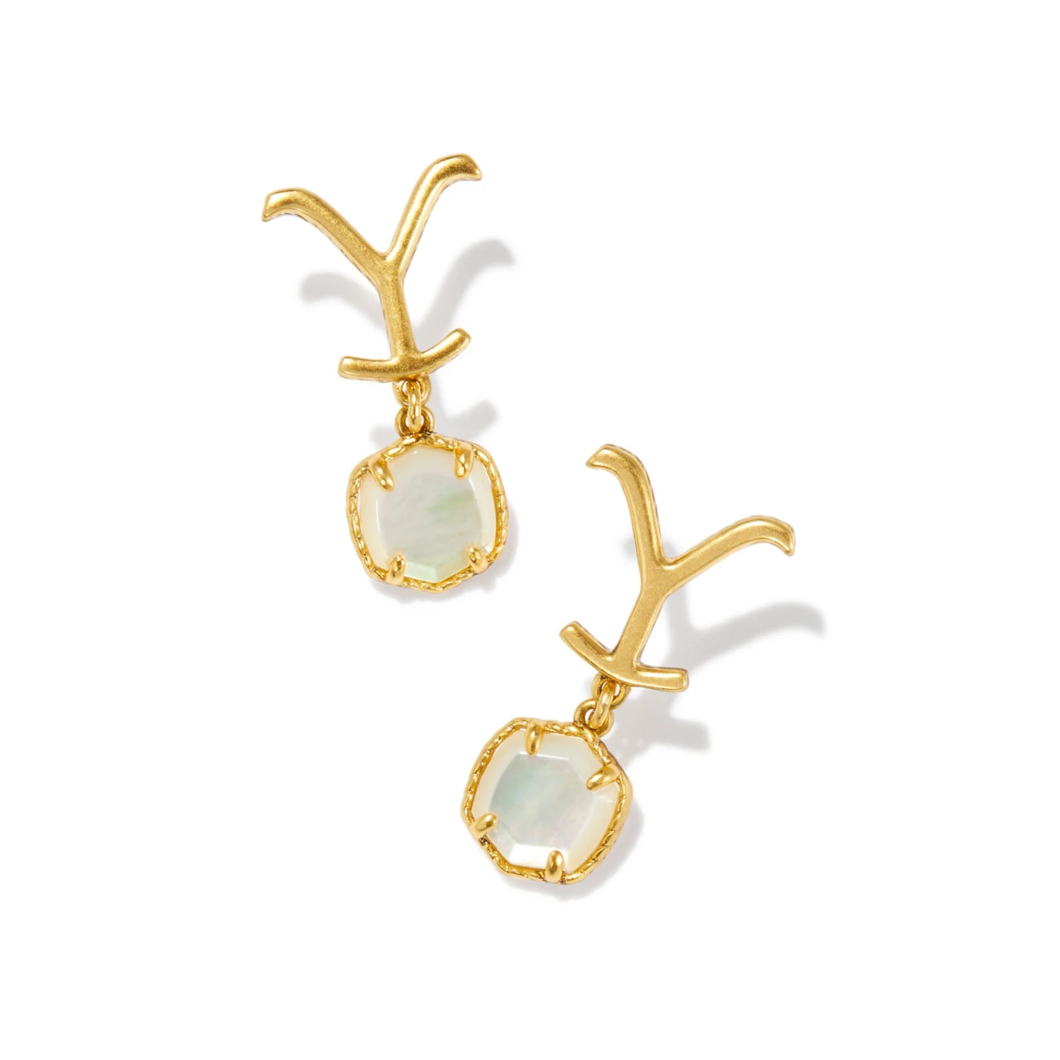 Yellow Rose By Kendra Scott X Yellowstone Dutton Drop Earring 3 Yellow Rose By Kendra Scott X Yellowstone Dutton Drop Earring