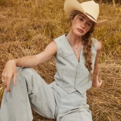 Yellow Rose By Kendra Scott X Yellowstone Elisa Short Pendant Necklace -Yellowstone Store KSCTT YSELNST 145 MF12