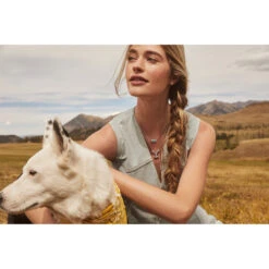 Yellow Rose By Kendra Scott X Yellowstone Elisa Short Pendant Necklace -Yellowstone Store KSCTT YSELNST 145 MF5