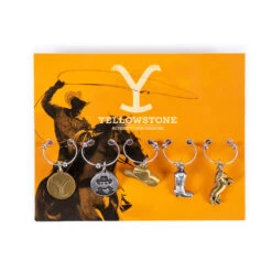 Yellowstone Wine Charms Set -Yellowstone Store S5 WC 1x1 003