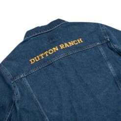 Yellowstone Dutton Ranch Y Logo Embroidered Denim Jacket -Yellowstone Store VIACOM YS JCKT 1X1 005
