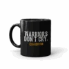 Yellowstone 1883 Warriors Don't Cry Black Mug -Yellowstone Store YS 1883 ED WDC BM 55 100085 11 LF MF
