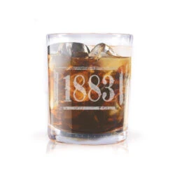 Yellowstone 1883 Logo Laser Engraved Rocks Glass 7 Yellowstone 1883 Logo Laser Engraved Rocks Glass -Yellowstone Store YS 1883 RG 100188 MF