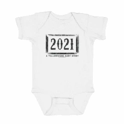 Yellowstone 1883 A Yellowstone Baby Story 2021 Baby Bodysuit -Yellowstone Store YS 1883 YSSTORY BB 55 100370 WHT 21 MF