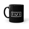Yellowstone 1923 Logo Black Mug -Yellowstone Store YS 1923 LOGO 64 100085 11 R MF