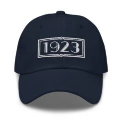 Yellowstone 1923 Logo Classic Dad Hat -Yellowstone Store YS 1923 LOGO 64 100998 NAVY MF