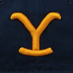 Yellowstone Y Logo 3D Puff Embroidered Hat -Yellowstone Store YS 3D HAT BLUE 1X1 0007.jpg Approved