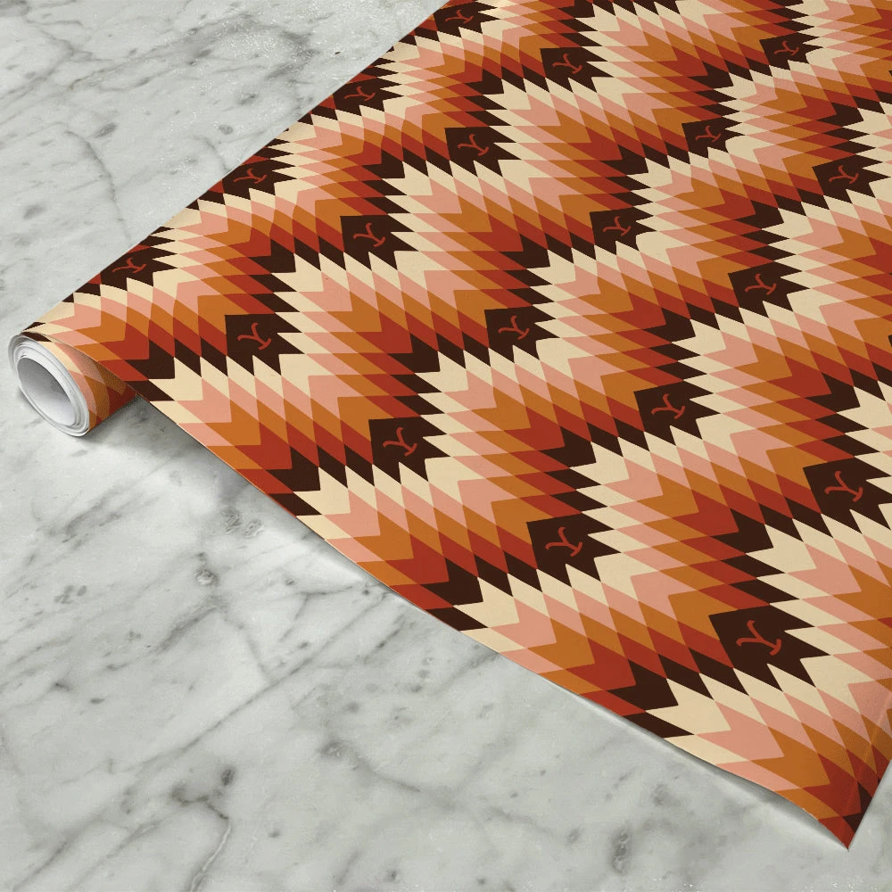 Yellowstone Aztec Pattern Gift Wrap 5 Yellowstone Aztec Pattern Gift Wrap - Image 3