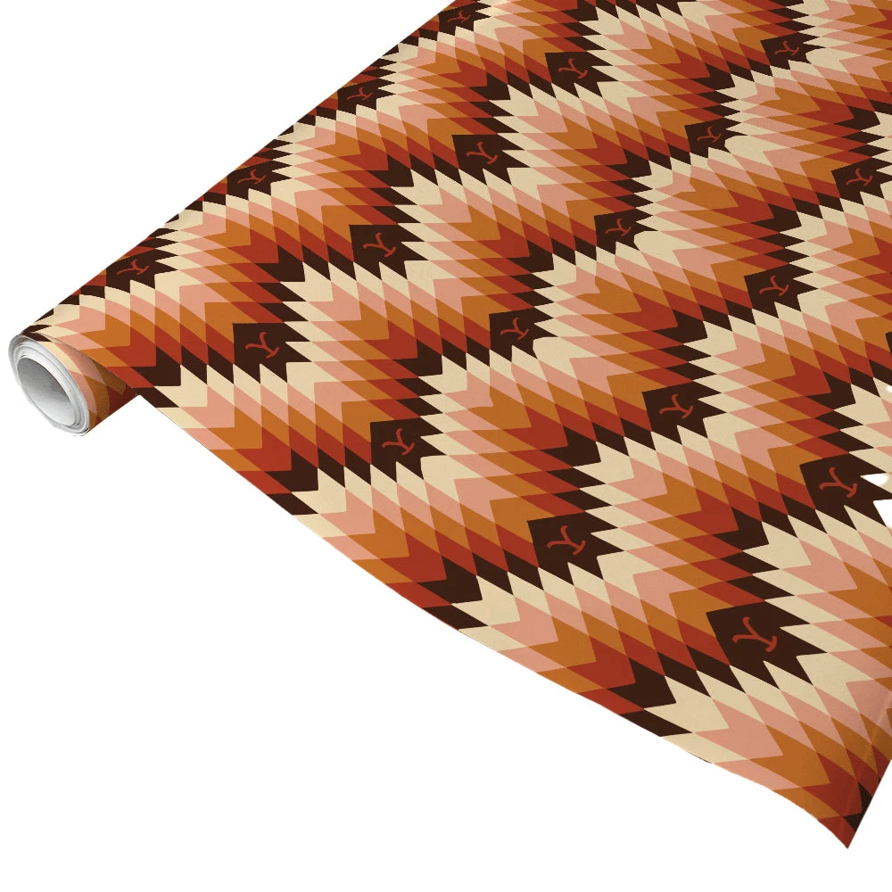 Yellowstone Aztec Pattern Gift Wrap 3 Yellowstone Aztec Pattern Gift Wrap