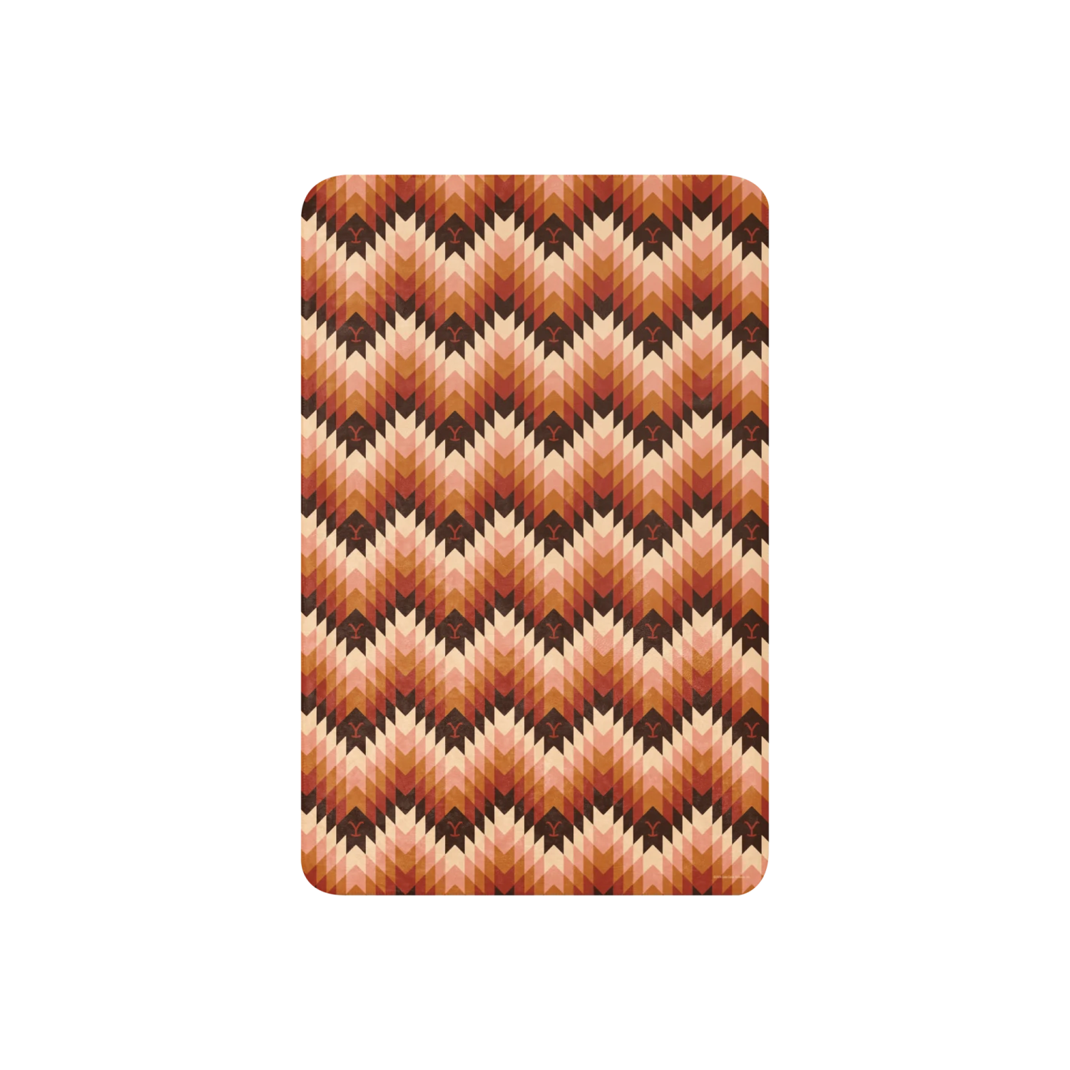 Yellowstone Chevron Pattern Sherpa Blanket 3 Yellowstone Chevron Pattern Sherpa Blanket