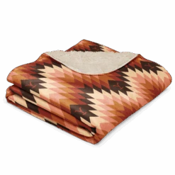 Yellowstone Chevron Pattern Sherpa Blanket 24 Yellowstone Chevron Pattern Sherpa Blanket -Yellowstone Store YS APTRN 101725 50x60 FOLD MF
