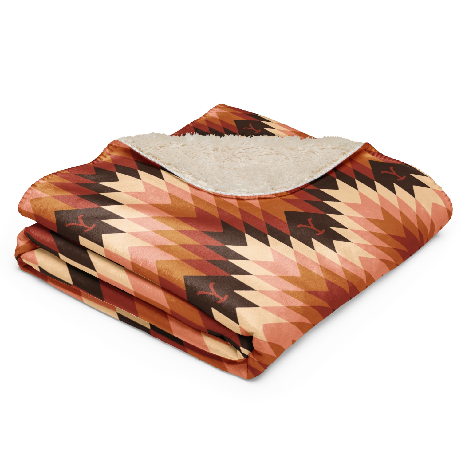 Yellowstone Chevron Pattern Sherpa Blanket 11 Yellowstone Chevron Pattern Sherpa Blanket - Image 9