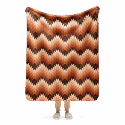 Yellowstone Chevron Pattern Sherpa Blanket 23 Yellowstone Chevron Pattern Sherpa Blanket -Yellowstone Store YS APTRN 101725 50x60 LIFE