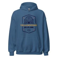 Yellowstone X Ram Barn Hoodie -Yellowstone Store YS BARNRAM 76 100861 INDIGO BLUE MF