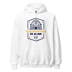 Yellowstone X Ram Barn Hoodie -Yellowstone Store YS BARNRAM 76 100861 WHITE MF