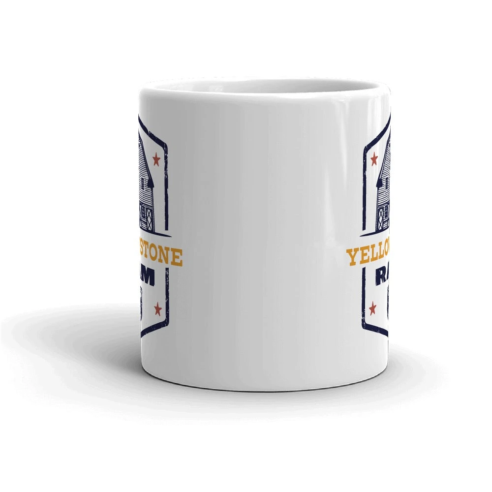 Yellowstone X Ram Barn White Mug 5 Yellowstone X Ram Barn White Mug - Image 3