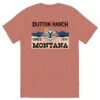 Yellowstone Dutton Ranch Montana Tri-Blend Short Sleeve T-Shirt 1 Yellowstone Dutton Ranch Montana Tri-Blend Short Sleeve T-Shirt -Yellowstone Store YS BDGE091 69 100147 MAUVE BK MF