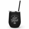 Yellowstone Beth Dutton State Of Mind Laser Engraved Wine Tumbler With Straw -Yellowstone Store YS BDMIND TWT 100027 BLK MF