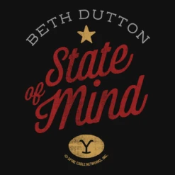 Yellowstone Beth Dutton State Of Mind Women's Short Sleeve T-Shirt 6 Yellowstone Beth Dutton State Of Mind Women's Short Sleeve T-Shirt -Yellowstone Store YS BDMIND WTS 100012 RO