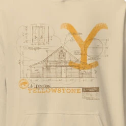 Yellowstone Historic Blueprint Hoodie -Yellowstone Store YS BP 111 100861 RO