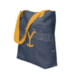 Yellowstone Historic Blueprint Tote -Yellowstone Store YS BPALL 111 101210 LIFE1