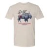 Yellowstone Dutton Ranch Montana Bison Adult Short Sleeve T-Shirt -Yellowstone Store YS BULL 63 100011 NATURAL MF