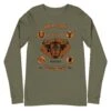 Yellowstone Bunkhouse Bison Long Sleeve T-Shirt -Yellowstone Store YS BUNK 146 100979 MILITARY GREEN FT MF