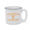 Yellowstone Dutton Ranch Logo 12 Oz Campfire Mug -Yellowstone Store YS CAMP MUG WHT MERCH 1x1 001 1