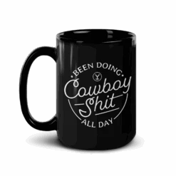 Yellowstone Cowboy Black Mug -Yellowstone Store YS CBS BM 53 100085 15 LF MF