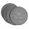 Yellowstone Nothing But Coffee Etched Slate Coasters 2 Yellowstone Nothing But Coffee Etched Slate Coasters -Yellowstone Store YS COFFEE 100205 MF