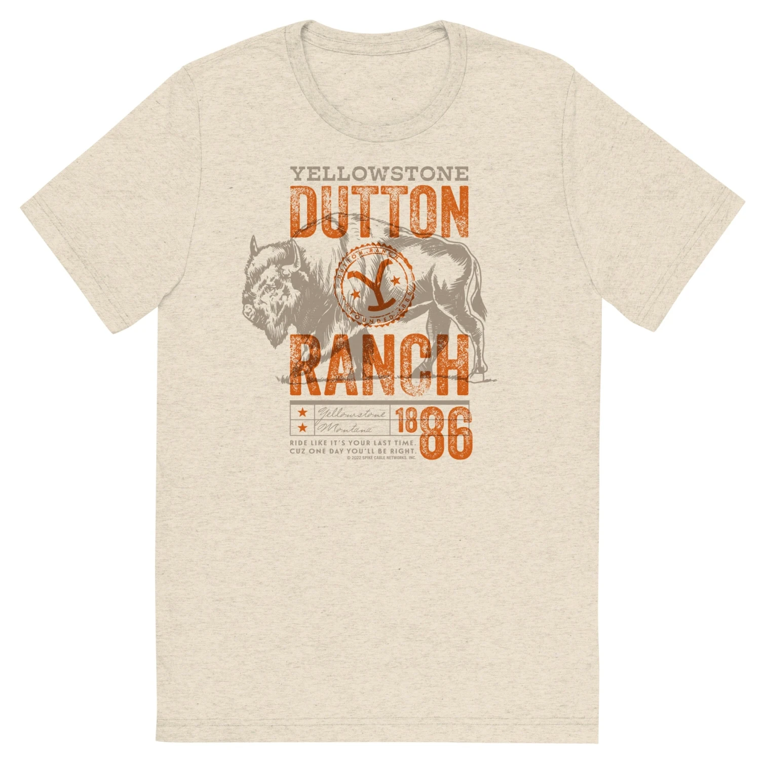 Yellowstone Ride Like It's Your Last Adult Tri-Blend T-Shirt 3 Yellowstone Ride Like It's Your Last Adult Tri-Blend T-Shirt