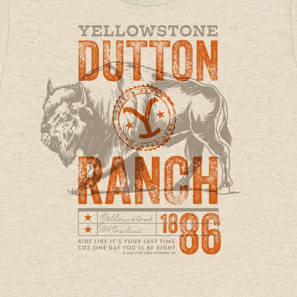 Yellowstone Ride Like It's Your Last Adult Tri-Blend T-Shirt 4 Yellowstone Ride Like It's Your Last Adult Tri-Blend T-Shirt - Image 2