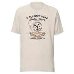 Yellowstone Dutton Ranch Your Ranch Your Rules Short Sleeve T-Shirt -Yellowstone Store YS COMP09 69 100394 HEATHER DUST MF