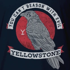 Yellowstone Can't Reason With Evil Adult Short Sleeve T-Shirt -Yellowstone Store YS CRWE TS 100011 RO