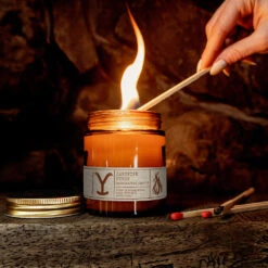 Yellowstone Campfire Suede Candle -Yellowstone Store YS CSC 61 MF3