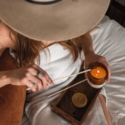 Yellowstone Campfire Suede Candle -Yellowstone Store YS CSC 61 MF7