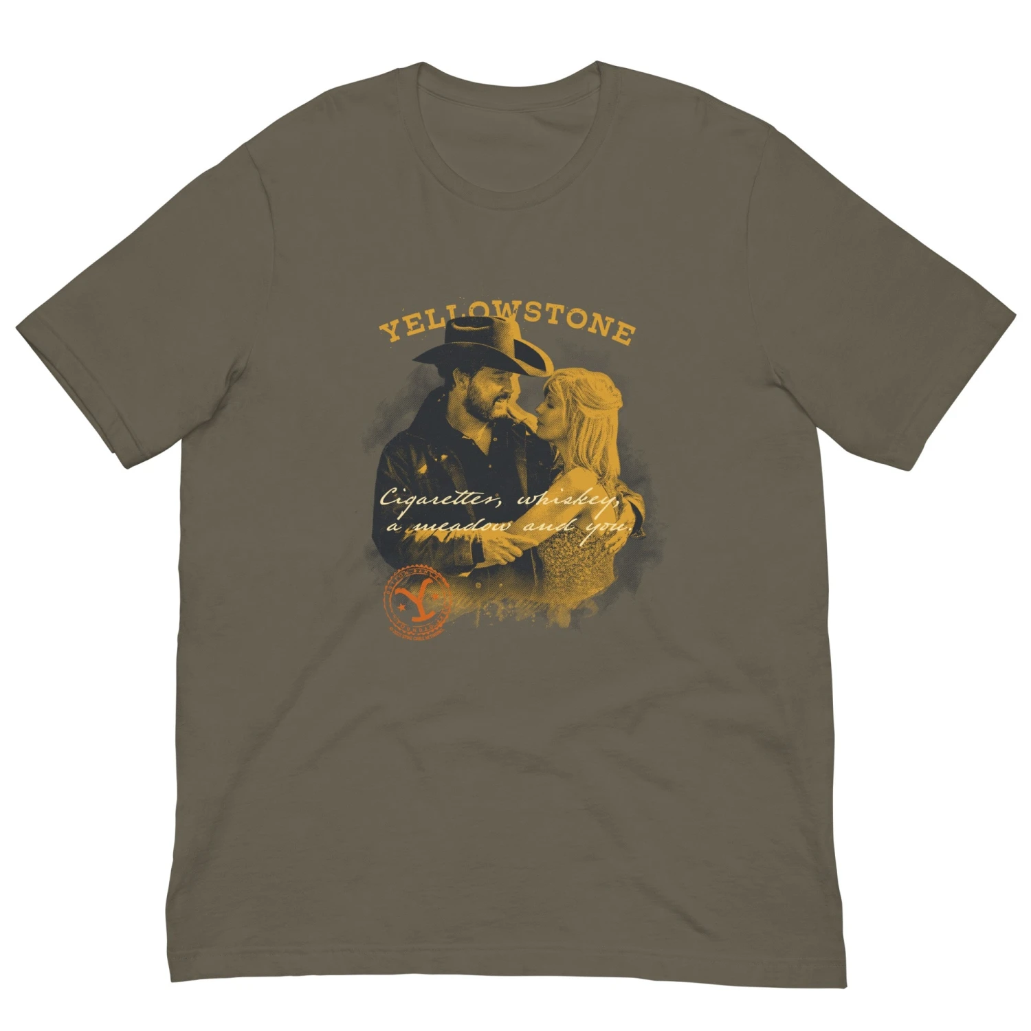 Yellowstone Cigarettes Whiskey And You Short Sleeve T-Shirt 3 Yellowstone Cigarettes Whiskey And You Short Sleeve T-Shirt