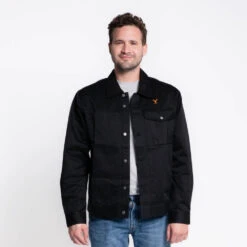 Yellowstone Rip Wheeler Black Denim Jacket -Yellowstone Store YS DGC RWDJ FT LIFE