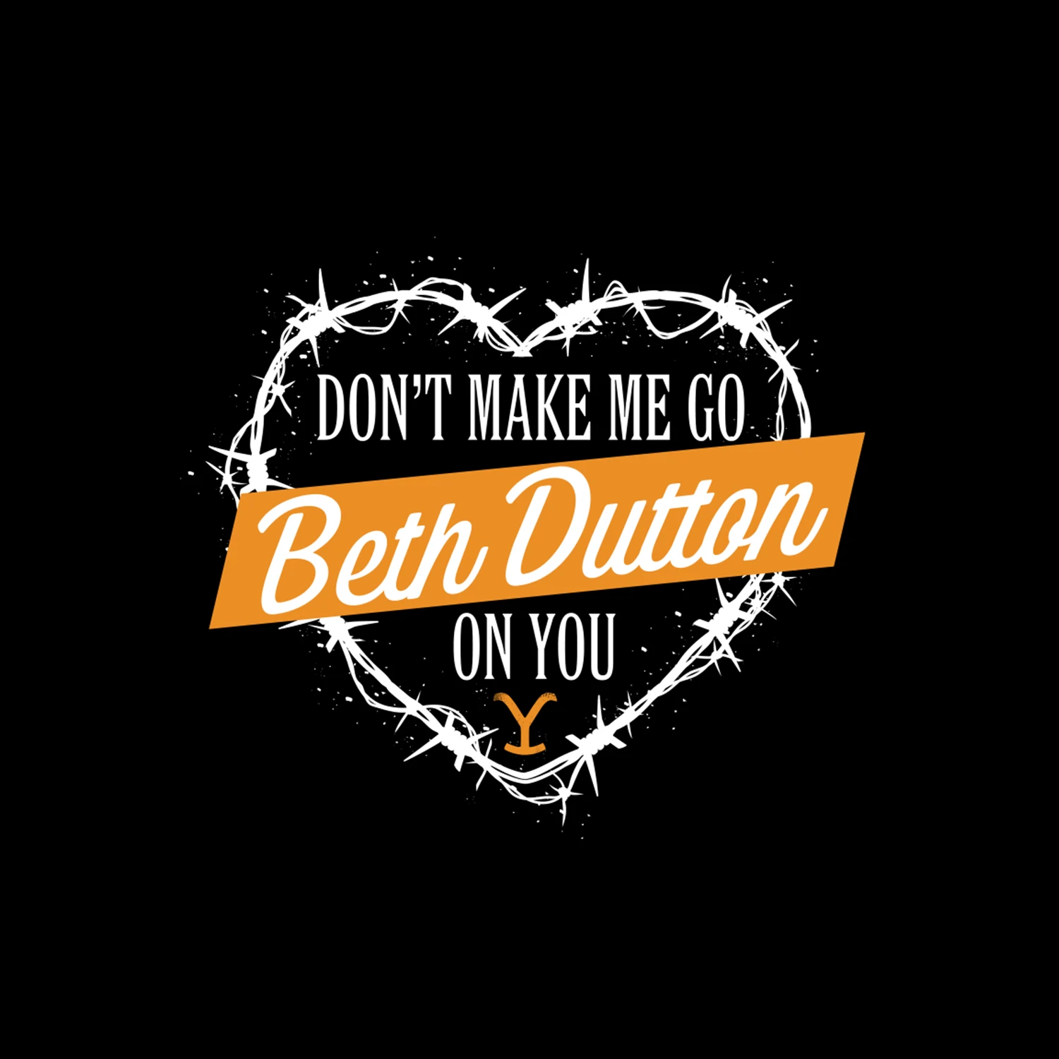 Yellowstone Don't Make Me Go Beth Dutton On You Heart Black Mug 4 Yellowstone Don't Make Me Go Beth Dutton On You Heart Black Mug - Image 2