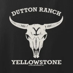 Yellowstone Dutton Ranch Cow Skull Adult Tank Top -Yellowstone Store YS DR CS ATT 56 100015 RO