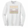Yellowstone Dutton Ranch Holiday Barn Adult Long Sleeve T-Shirt -Yellowstone Store YS DR HB 100004 WHT MF