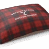 Yellowstone Dutton Ranch Plaid Pet Bed -Yellowstone Store YS DR PLAID PBD 58 100294 MF