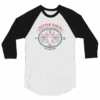 Yellowstone Dutton Ranch Protect The Family Unisex 3/4 Sleeve Raglan Shirt -Yellowstone Store YS DR PTF RAG 59 100395 WHT BLK MF