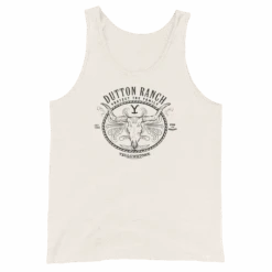 Yellowstone Dutton Ranch Protect The Family Neutral Adult Tank Top -Yellowstone Store YS DR PTFN TT 59 100441 OATMEAL MF